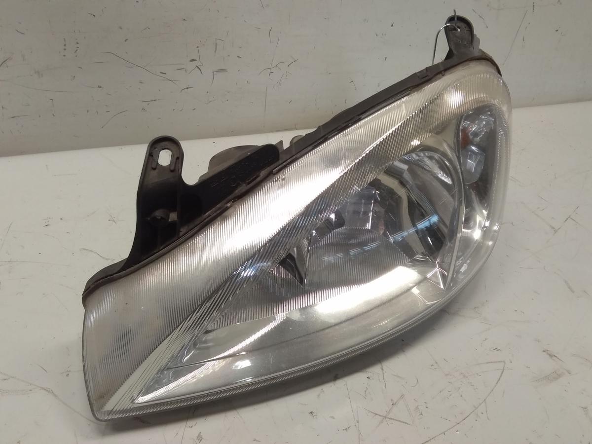 Opel Corsa C orig Scheinwerfer links Halogen mit LWR AL BJ2004 Facelift 13115004