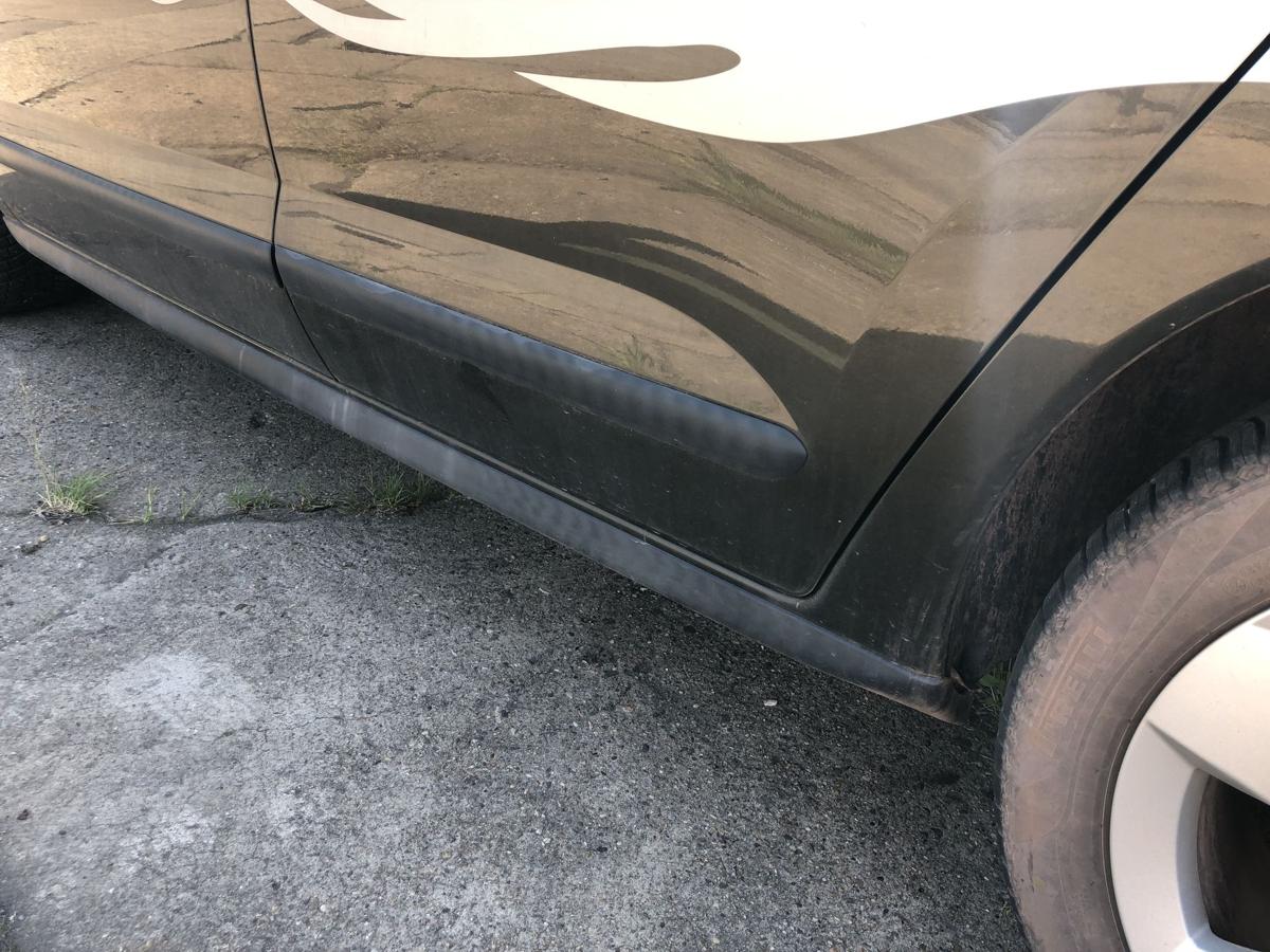 Peugeot 3008 I Typ 0U Tür hinten links Fondtür im Rohbau KDK Hickory Braun