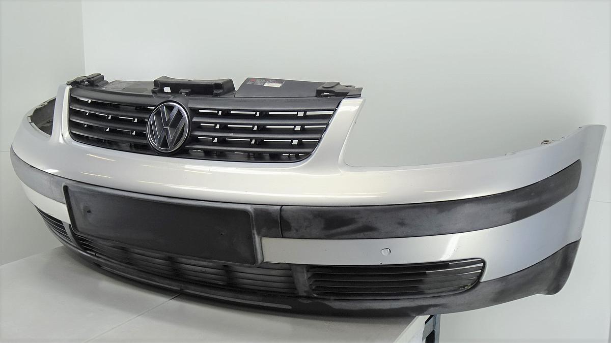 VW Passat Stoßstange Stoßfänger vorn in Satinsilber Bj1997 inkl Kühlergrill