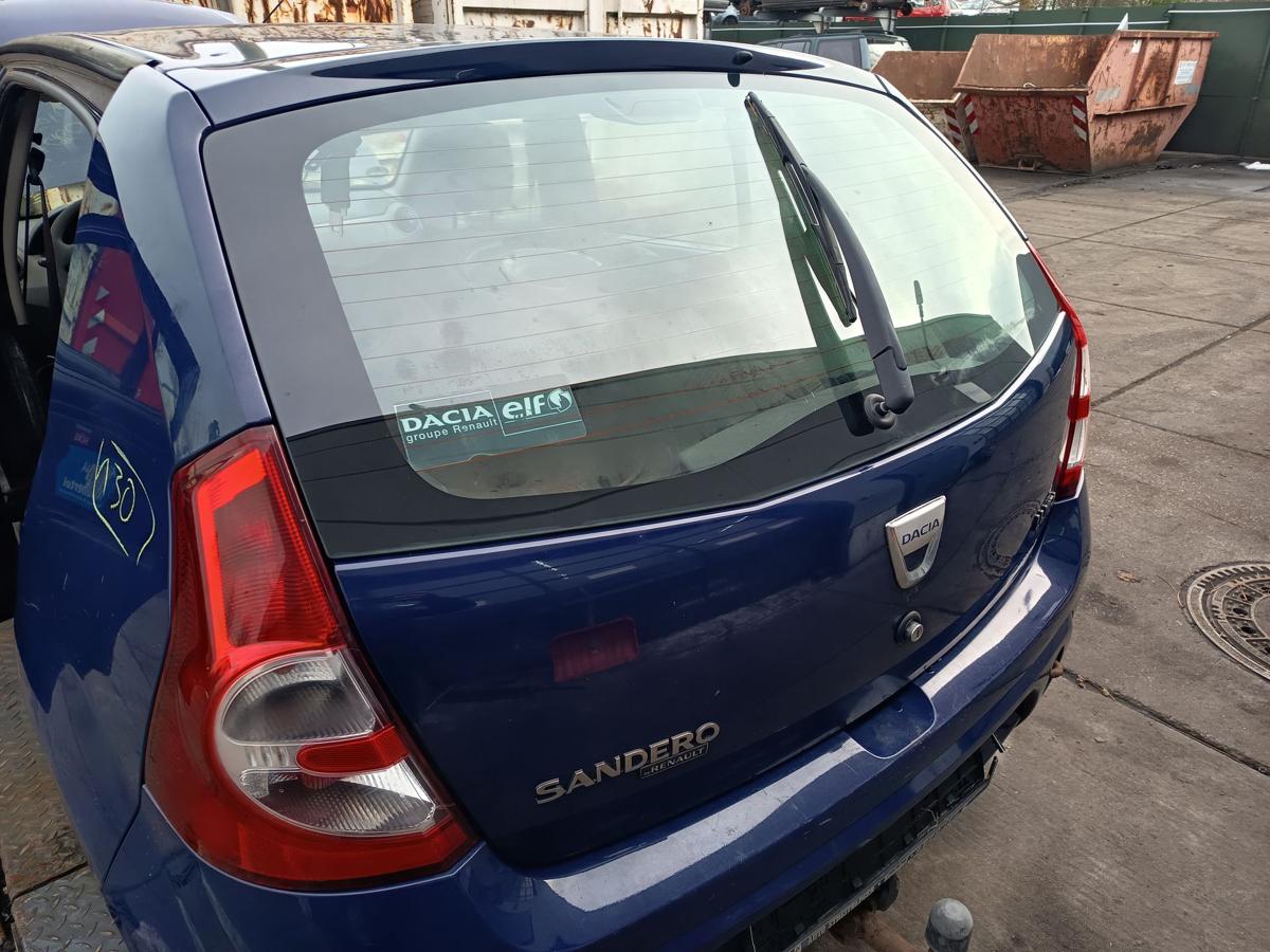 Dacia Sandero 1 original Heckklappe mit Scheibe 61H Blue marine Bj 2009