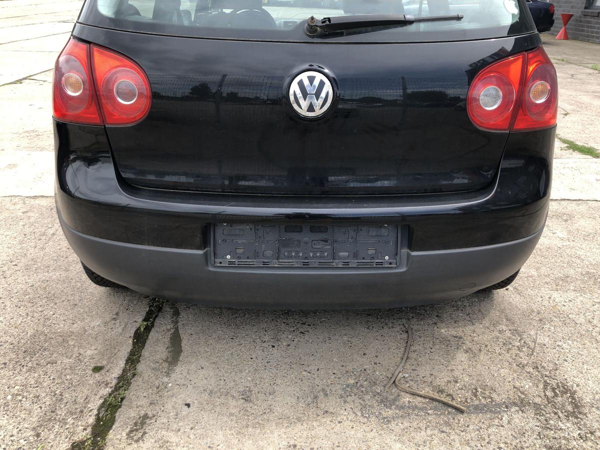 VW Golf 5 1K Stoßfänger hinten Heckstoßstange L041 Brilliantschwarz 3 oder 5 trg