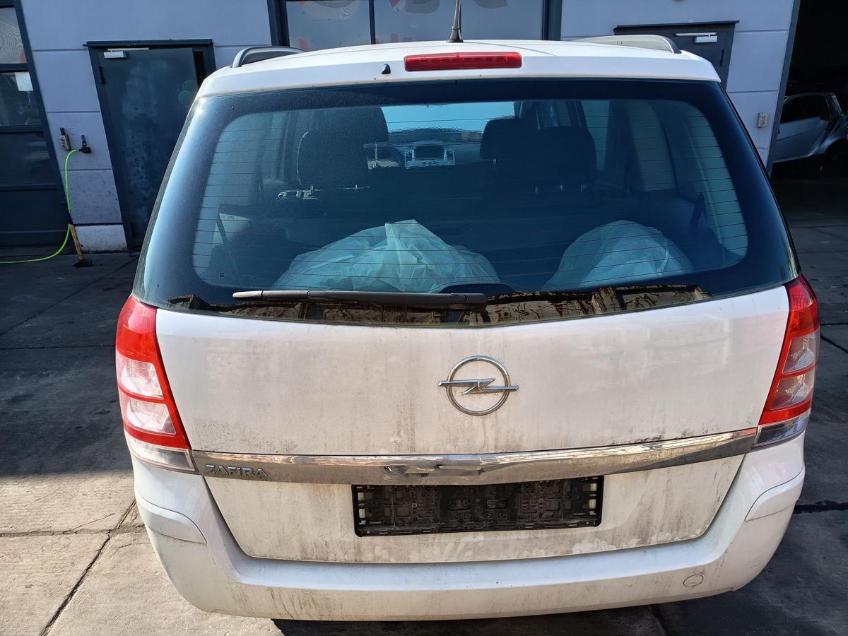 Opel Zafira B original Heckklappe mit Scheibe Z40R Weiss Baujahr 2009
