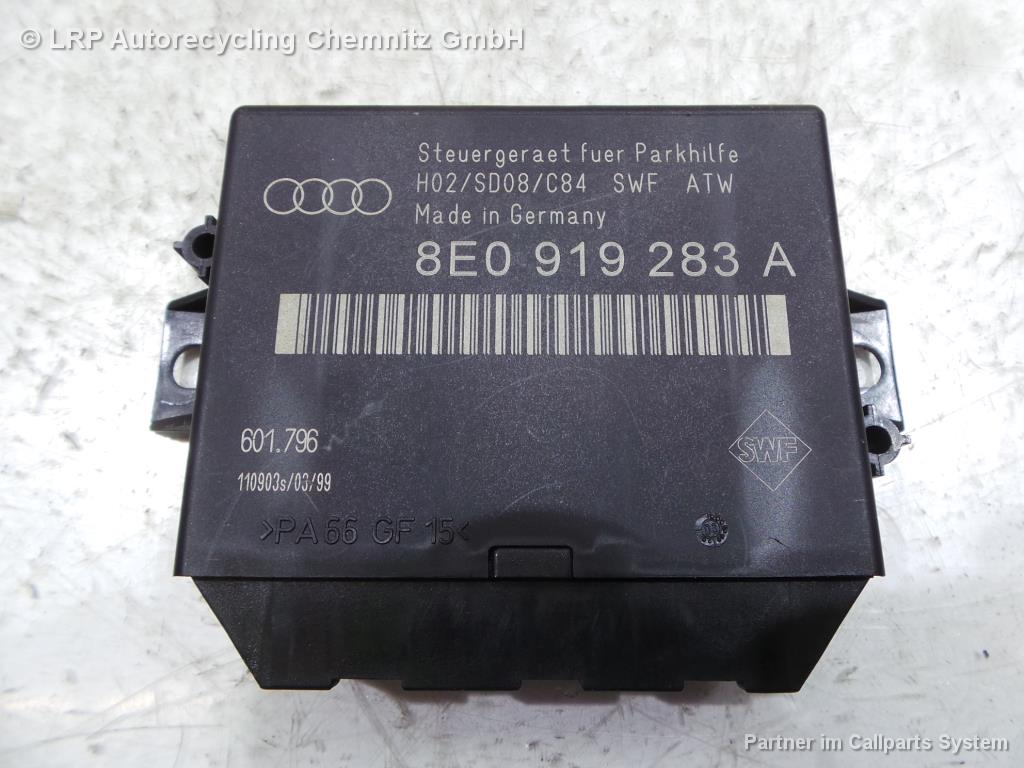 Audi A4 8E B6 BJ 2003 Steuergerät Parkhilfe PDC Steuergerät 8E0919283A