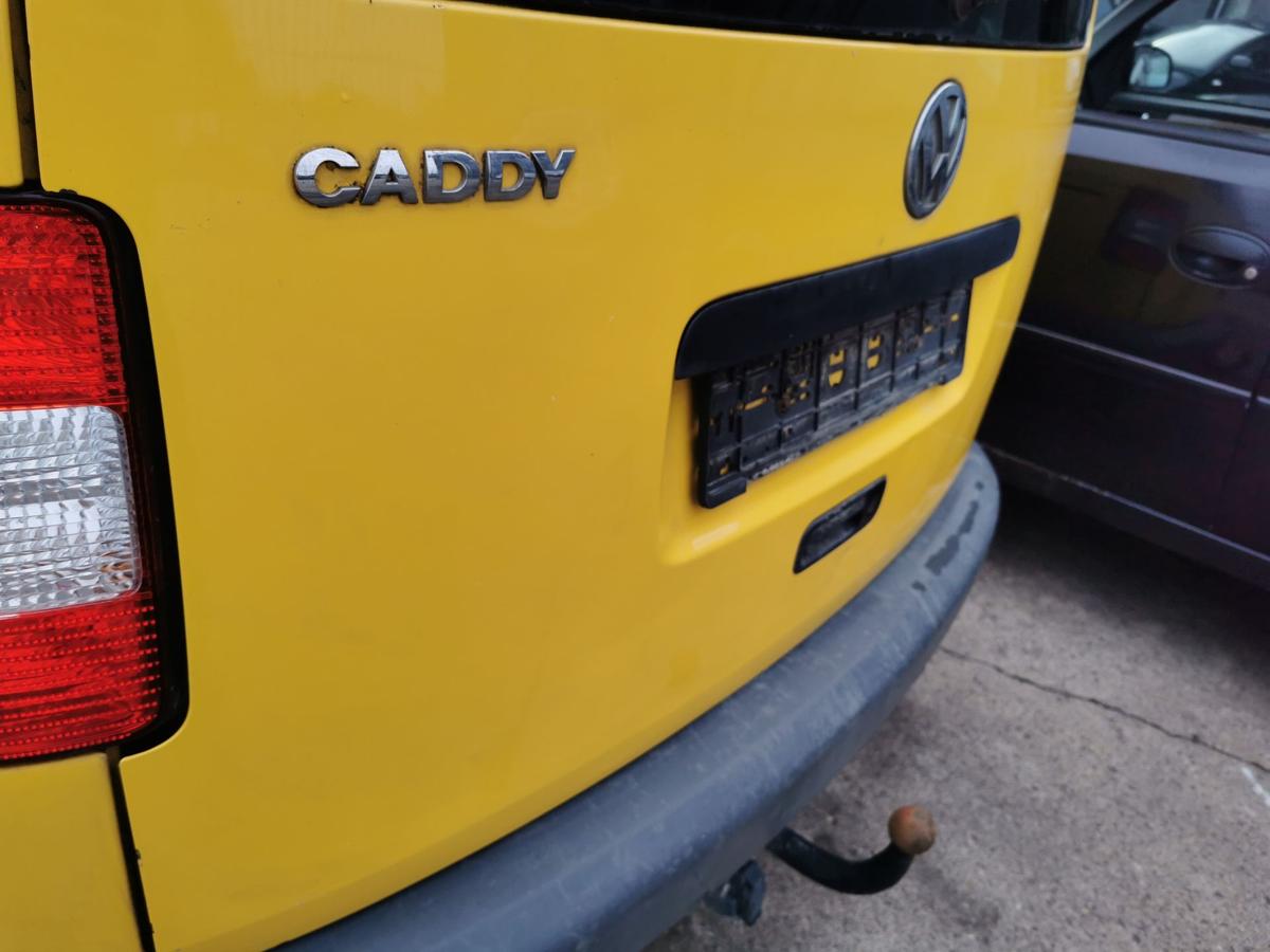 VW Caddy 2K Heckklappe Klappe Deckel hinten mit Scheibe ginstergelb R132 TEXT