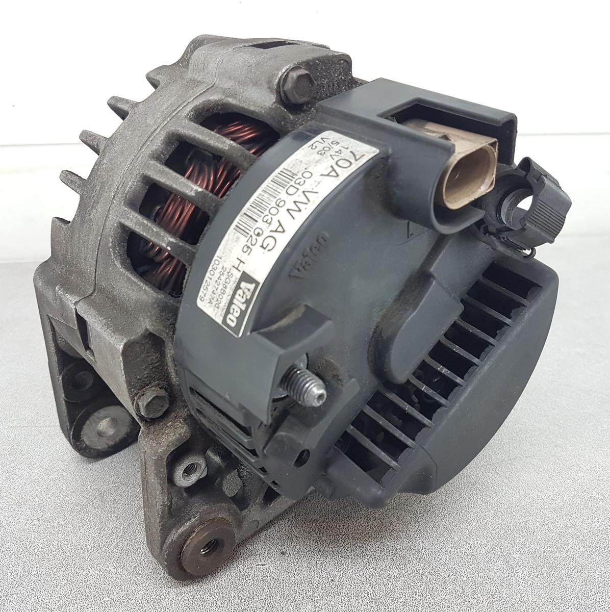 VW Polo 9N Lichtmaschine Generator 70A 03D903025H 2542747A Bj03 1,2 40kw AWY