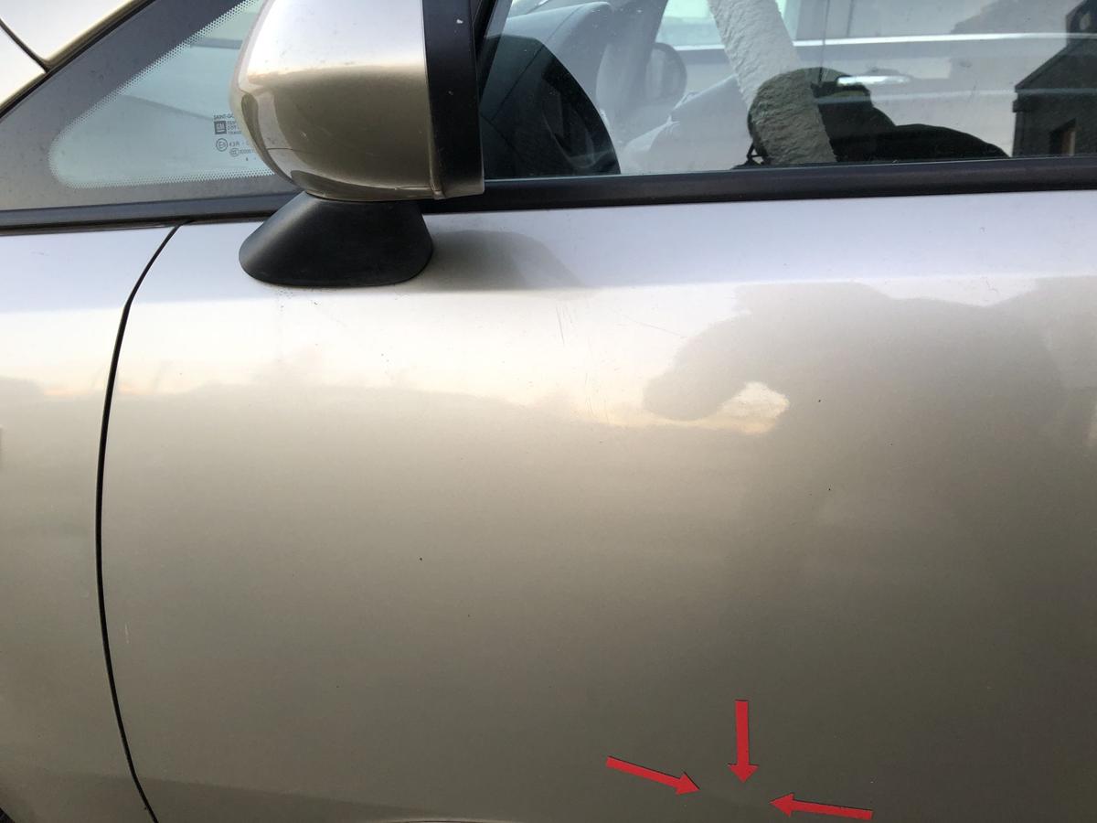 Opel Corsa D T&uuml;r vorn links Fahrert&uuml;r Rohbau AAU Lancelot Perleffekt 3 t&uuml;rer