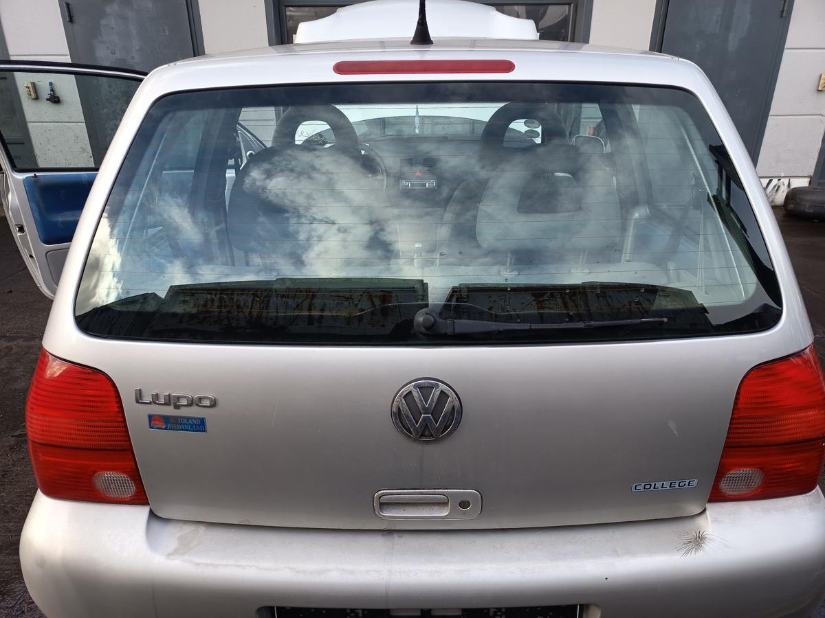 VW Lupo original Heckklappe mit Scheibe Deckel hinten R7X Mondsilber Bj 2000