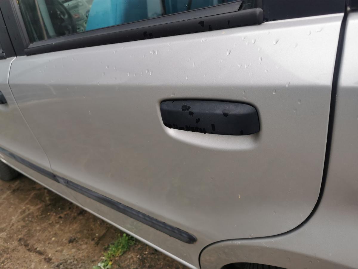 Fiat Panda 169 Tür Autotür Rohbautür Fondtür hinten links 647 Grigio Steel Met