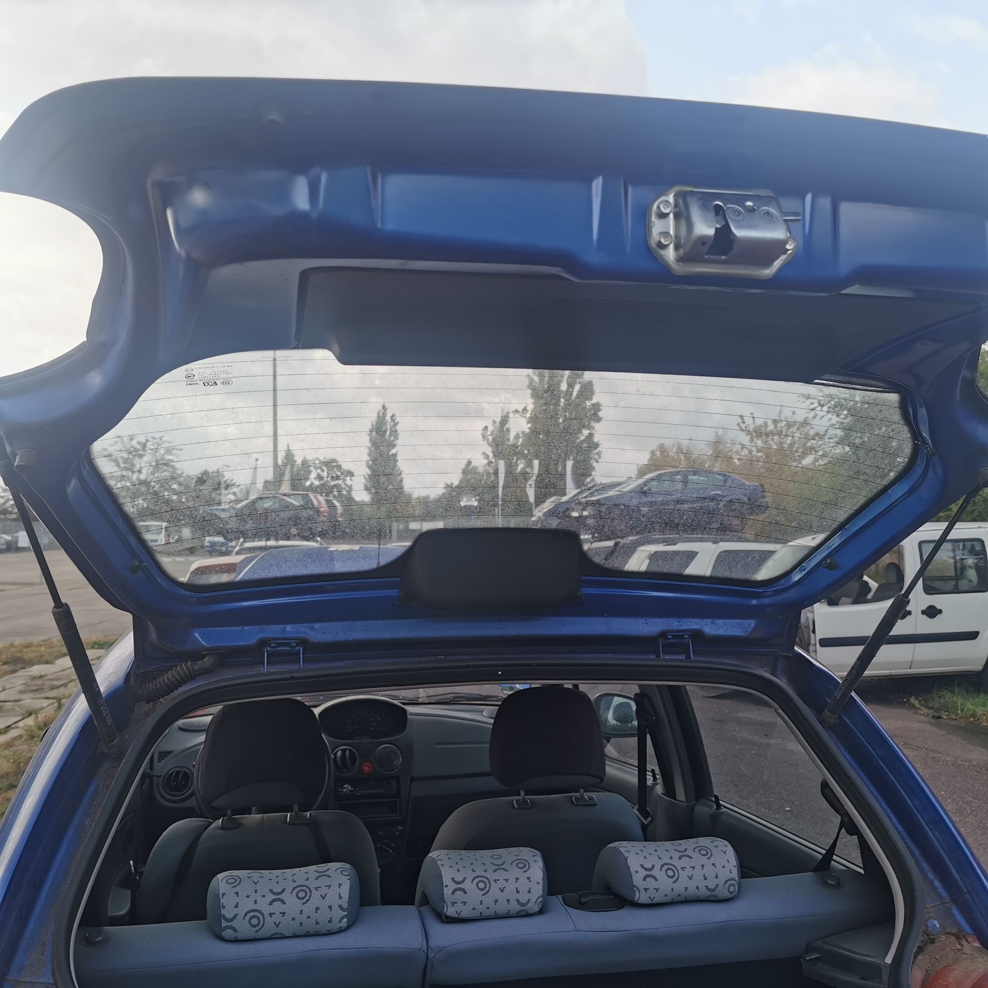 Chevrolet Matiz M200 Heckklappe Klappe Deckel hinten Rohbau 99U-Mighty Blue