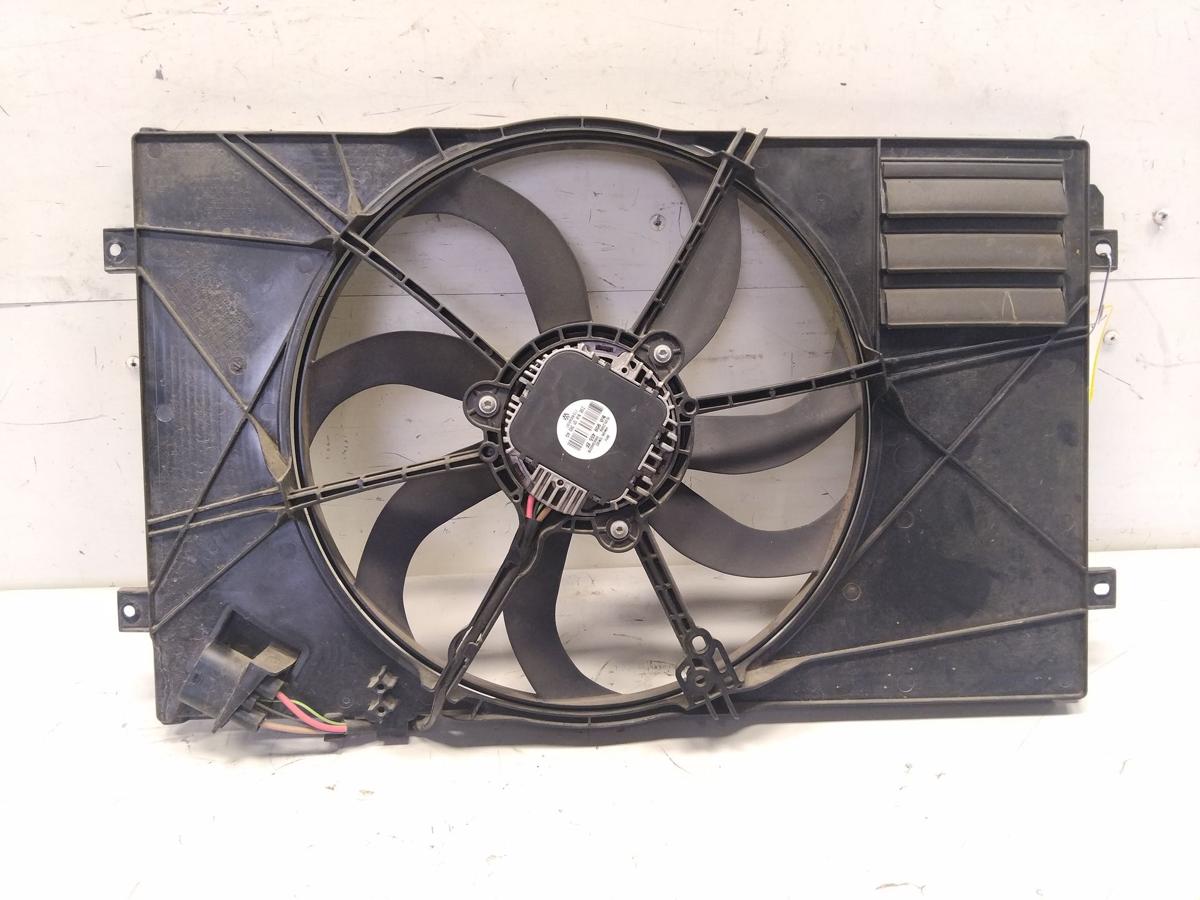 VW Golf 6 original Elektrol&uuml;fter 400W 1K0959455EF 1K0121203AG mit Zarge Bj.2009