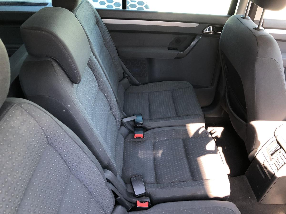 VW Touran 1T 1T1 Einzelsitz Sitz hinten mitte R&uuml;cksitz Stoff mit Muster