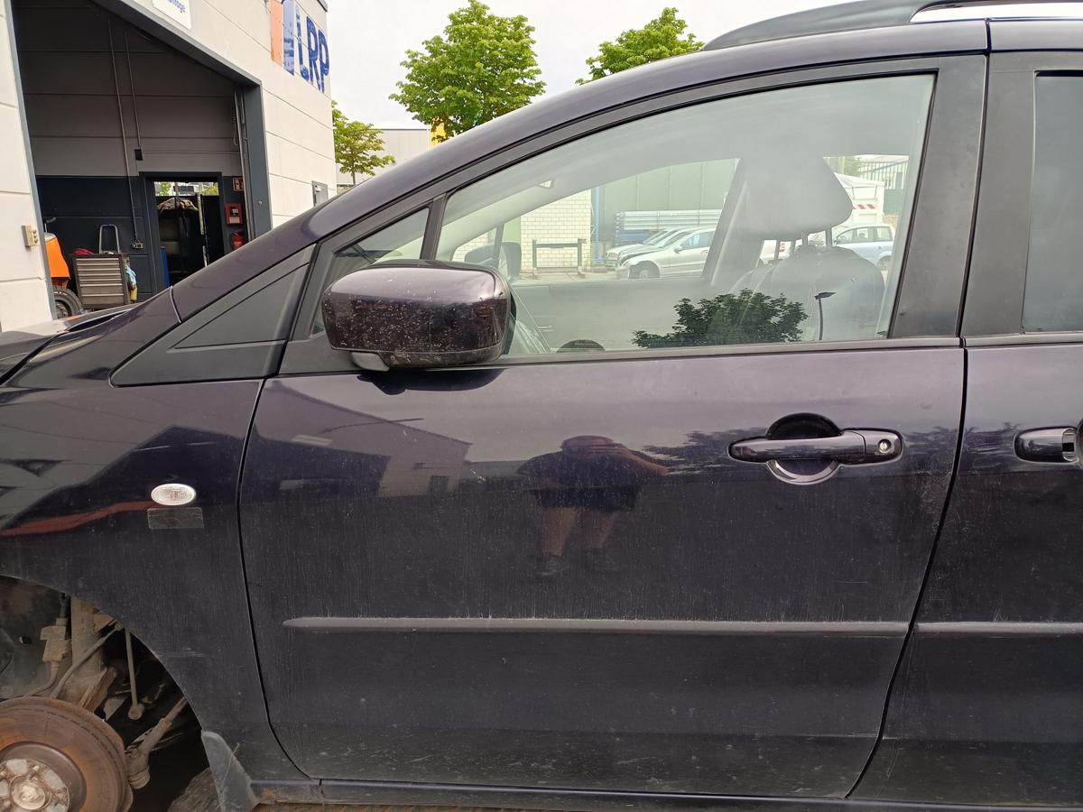 Mazda 5 CR1 original T&uuml;r Roht&uuml;r vorne links violett Baujahr 2009