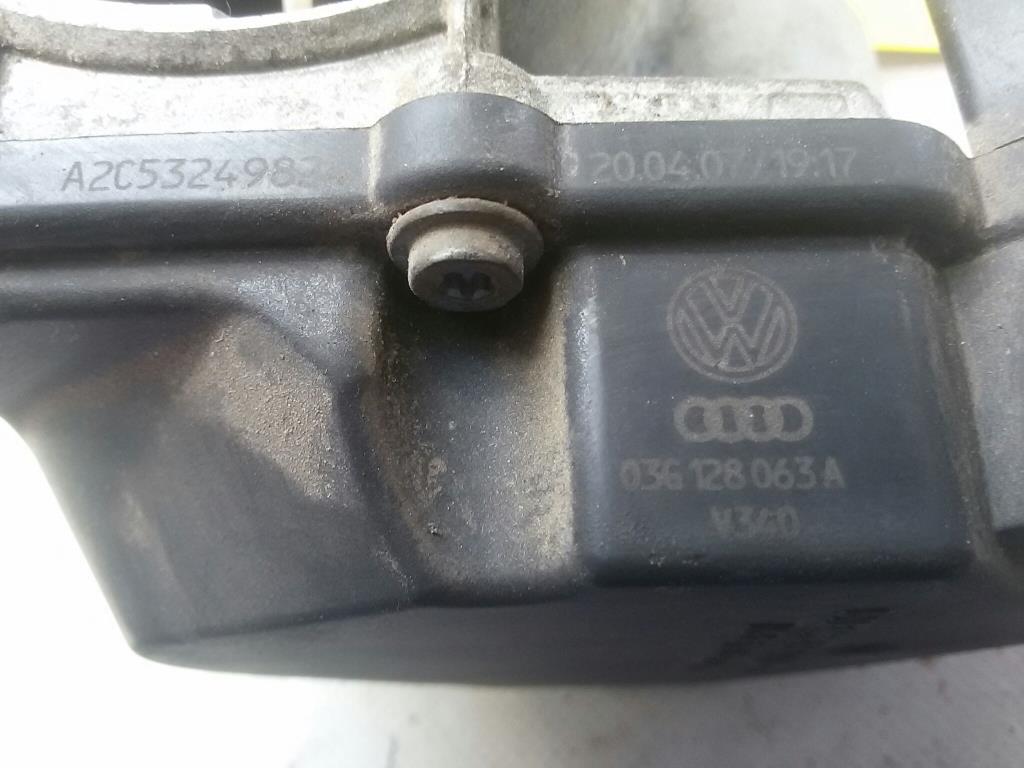 Audi A3 8P 03G128063A Drosselklappe original BJ2008 1,9TDI 77kw BLS