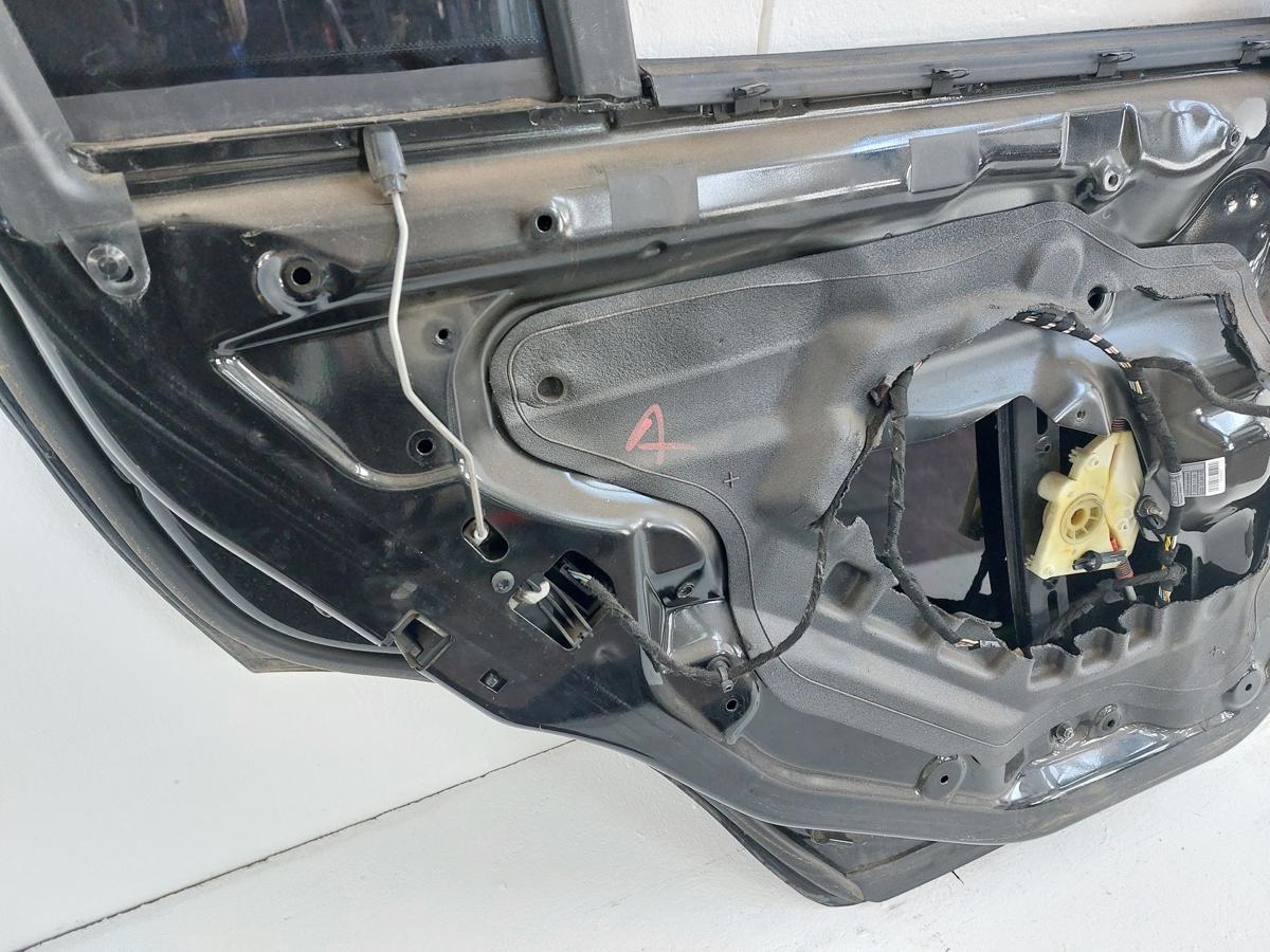 BMW X3 E83 LCI Tür hinten links Hintertür 475 Black Sapphire