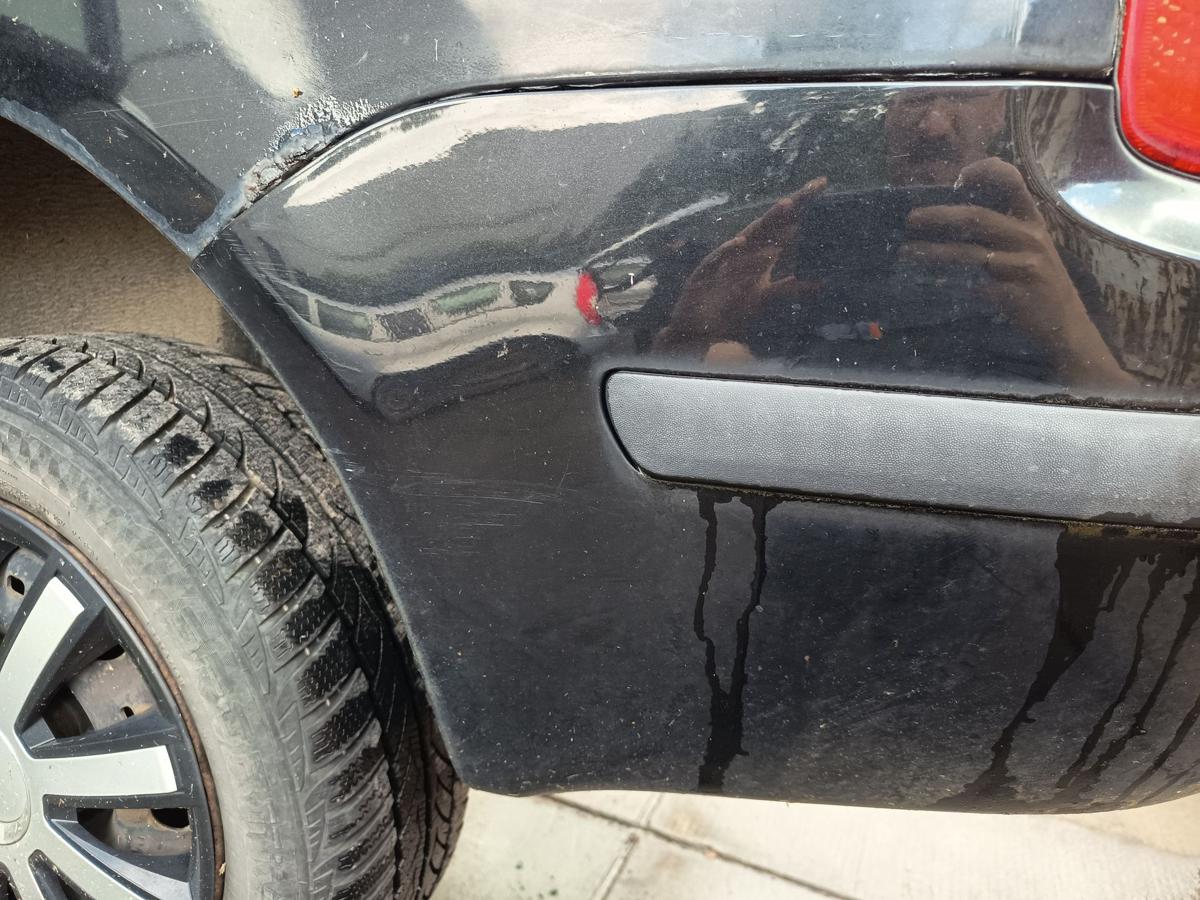 Skoda Fabia 6Y Combi Sto&szlig;stange F&auml;nger hinten Heck F9R Black Magic Bj 2004