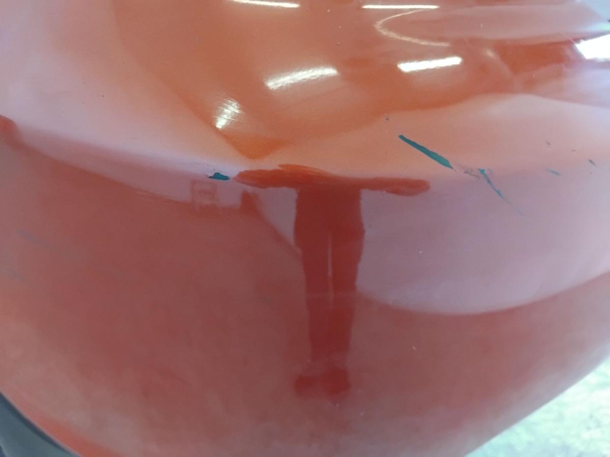 Hyundai Accent 3 MC orig Sto&szlig;f&auml;nger Sto&szlig;stange hinten 3t&uuml;rig BJ2007 N8 Tango Red