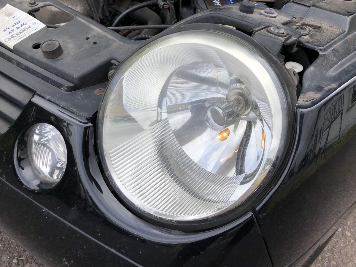 VW Lupo 6X Scheinwerfer links Hauptscheinwerfer links Halogen OEM leicht Tr&uuml;b