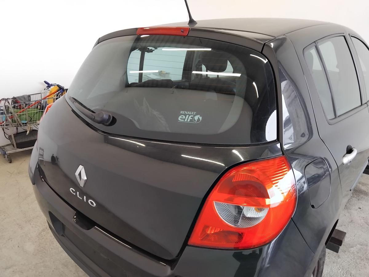 Renault Clio 3 Heckklappe NV676 Noir Nacre mit Heckscheibe BJ2008 Flie&szlig;heck