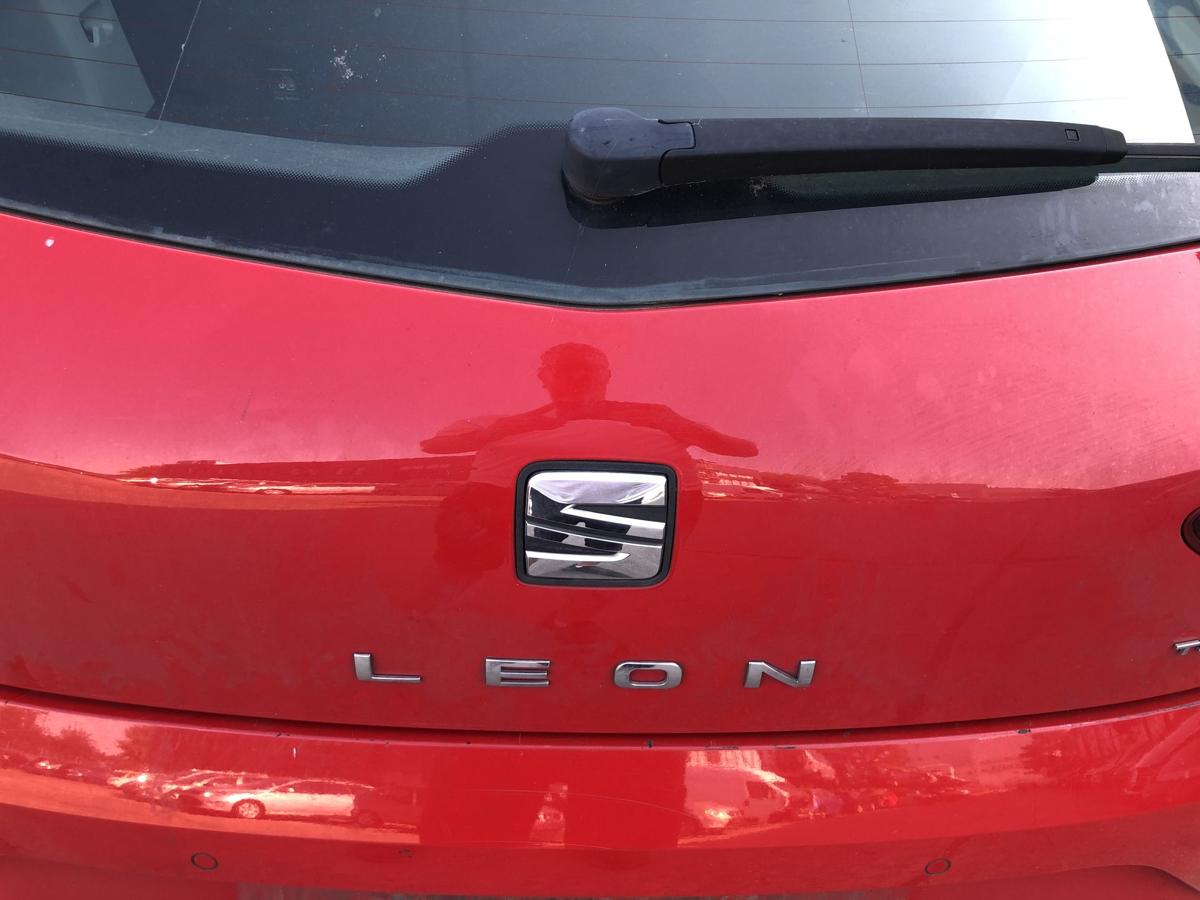 Seat Leon 5F Heckklappe mit Scheibe im Rohbau 3 und 5 t&uuml;rer LS3H Emocion Rot