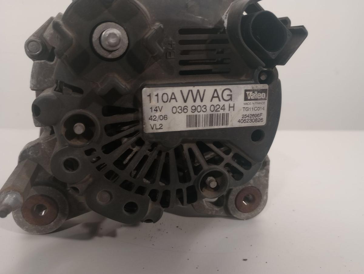 VW Golf 5 V orig Lichtmaschine 110A Generator Benzin 1,4l 59kW BUD Bj 2006