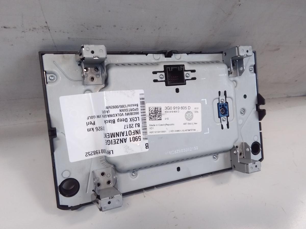 VW Golf Sportsvan original Anzeige- und Bedieneinheit Discover Media Bj.2017