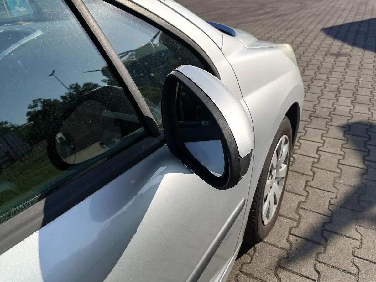 Peugeot 207 original Au&szlig;enspiegel rechts EZR Aluminium Grau elektrisch verstellbar Bj.2007
