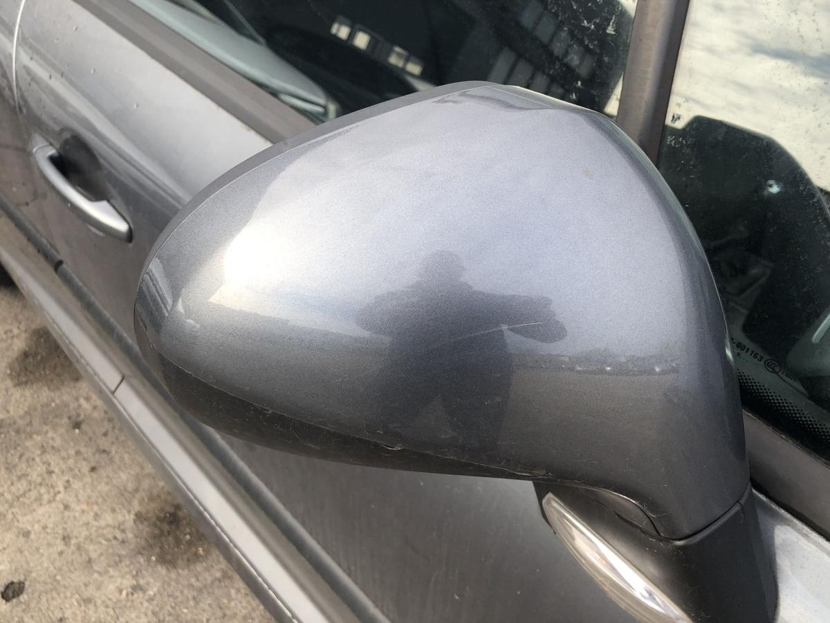 Peugeot 207 SW Typ WE Au&szlig;enspiegel rechts R&uuml;ckspiegel Spiegel elek KTH grau