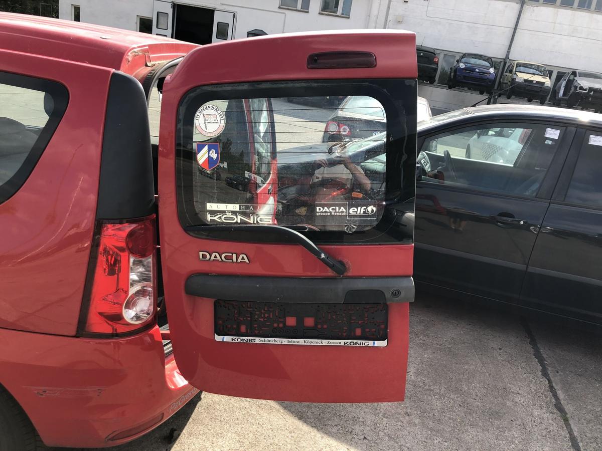 Dacia Logan MCV Hecklt&uuml;r links Heckfl&uuml;gelt&uuml;r mit Scheibe ROST OV21D Red Passion