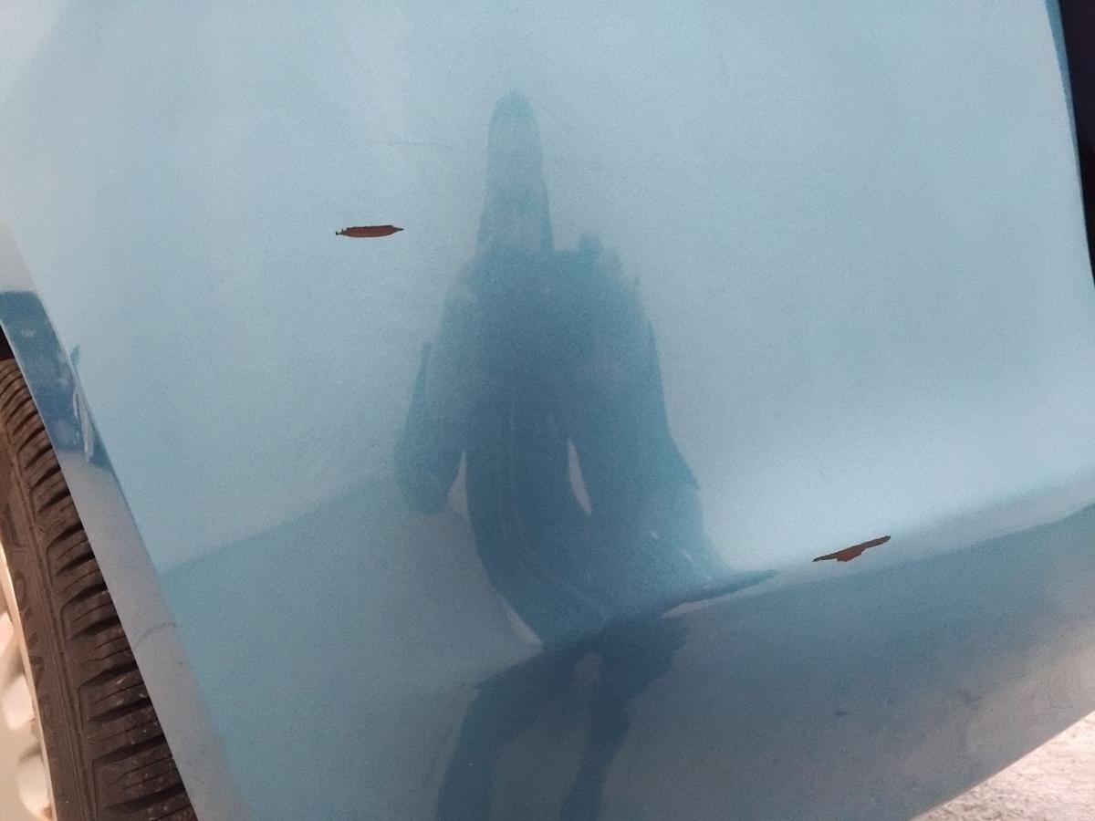 Honda Jazz 2 GG orig. Sto&szlig;stange Stossf&auml;nger hinten BJ2008 BG53M Cerulean Blue