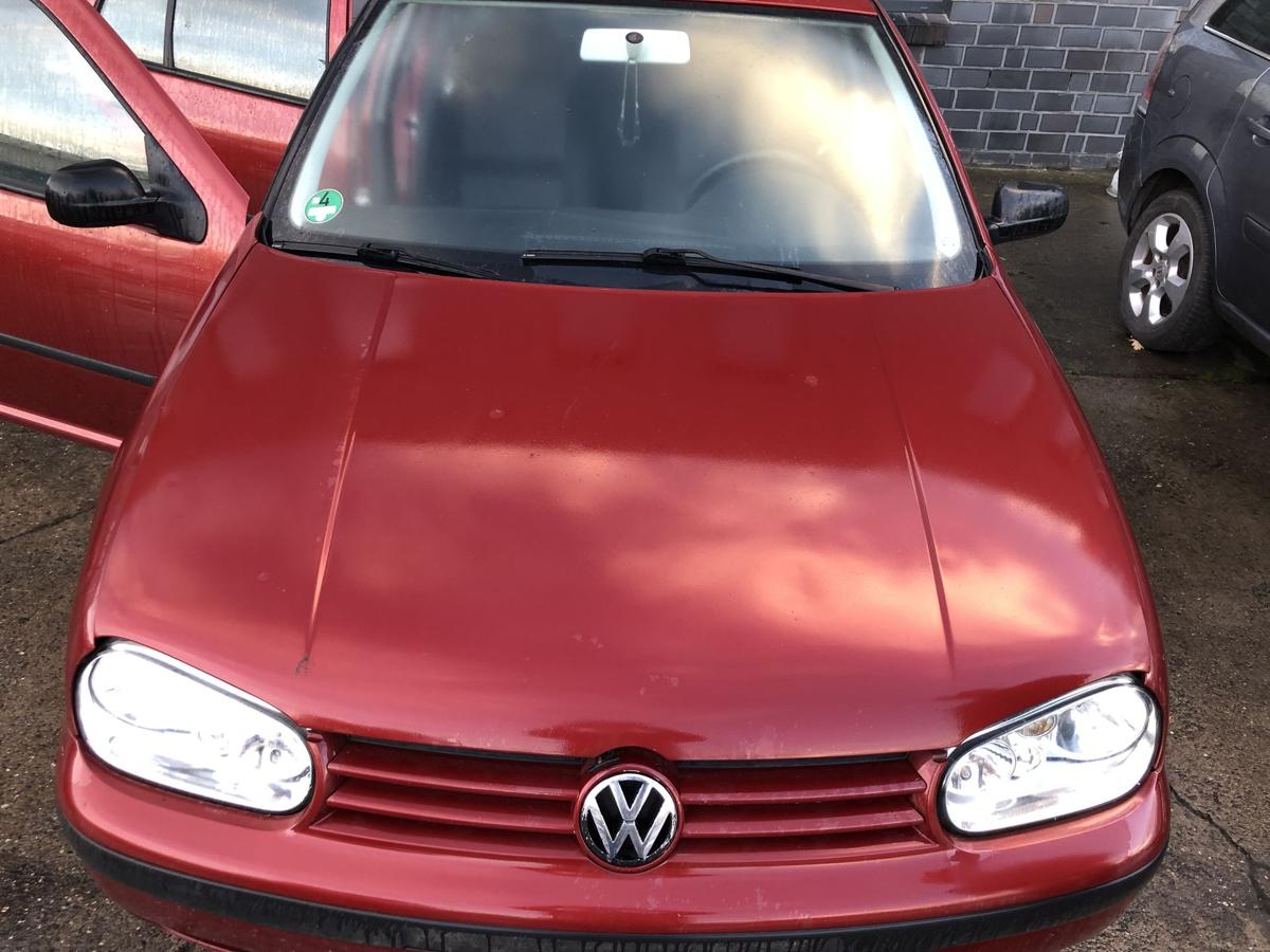 VW Golf 4 1J IV Motorhaube Haube Klappe Deckel vorn LC3K Canyonrot Delle Beule