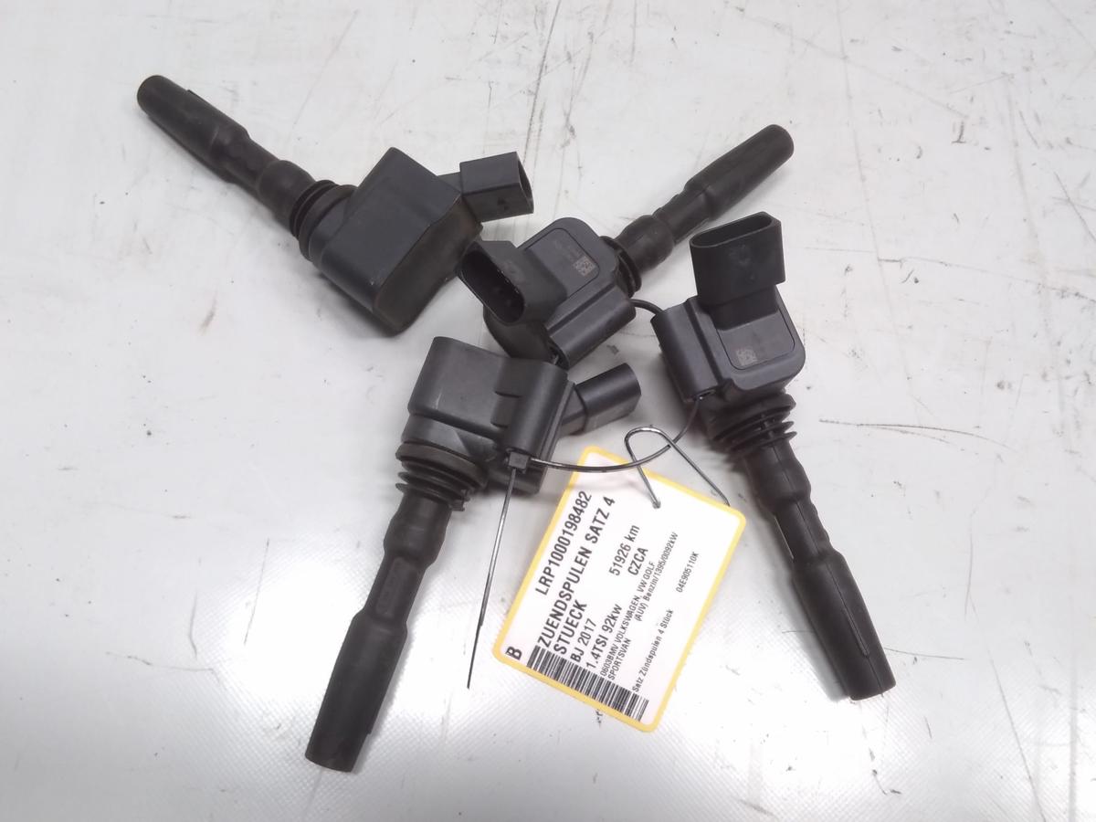 VW Golf Sportsvan original Satz Z&uuml;ndspulen 4 St&uuml;ck 04E905110K 1.4TSI Bj.2017