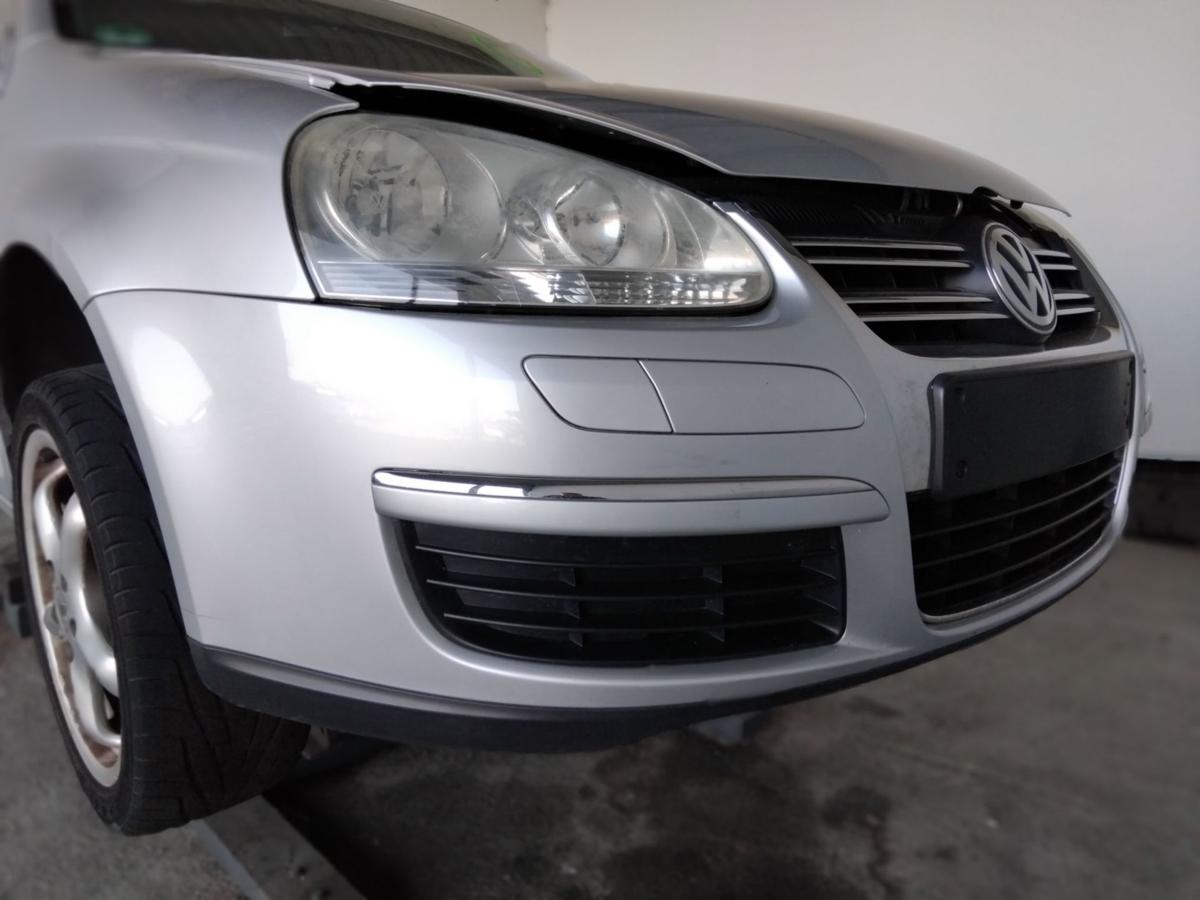 VW Jetta 5 1K2 original Sto&szlig;stange Sto&szlig;f&auml;nger vorn SRA BJ2007 LA7W reflexsilber