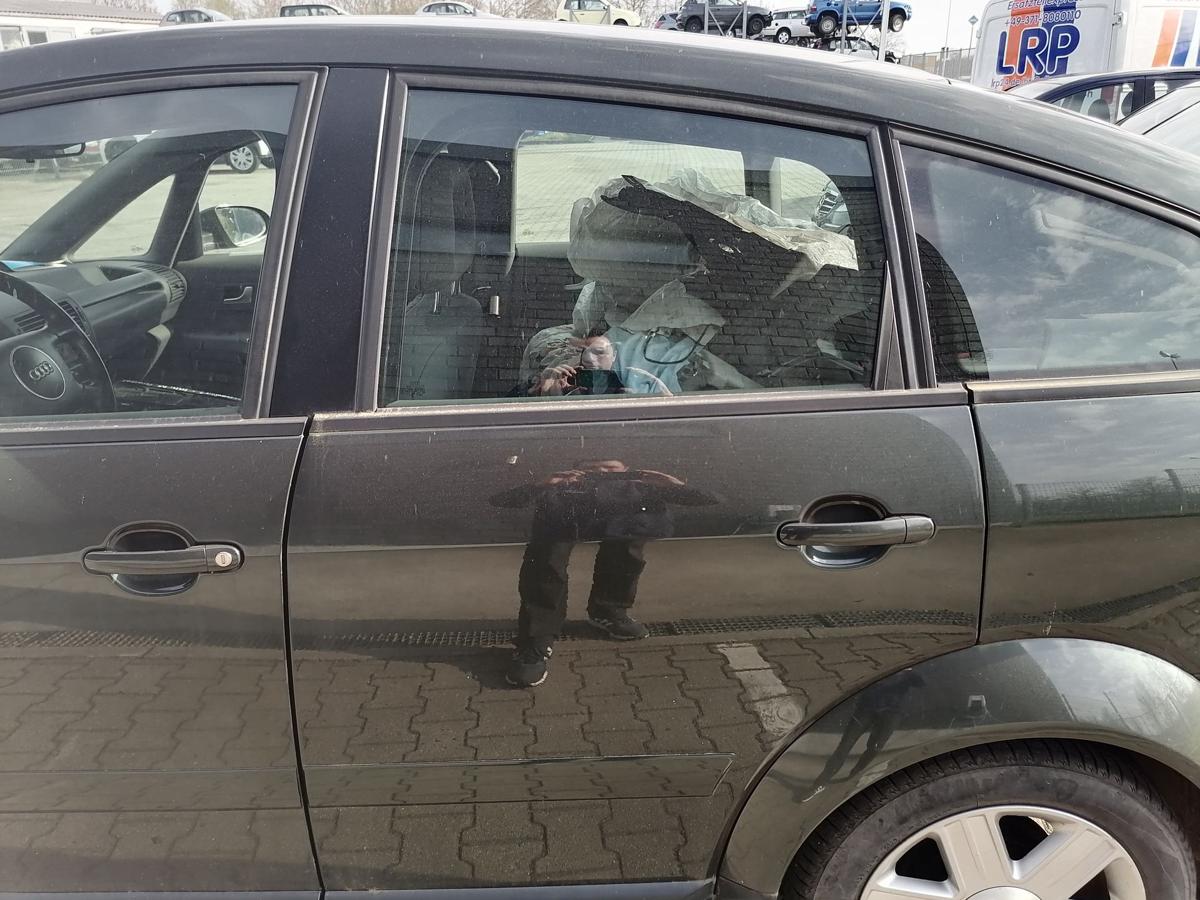 Audi A2 original Tür hinten links LZ6S Piniengruen Rohbau Bj.2002