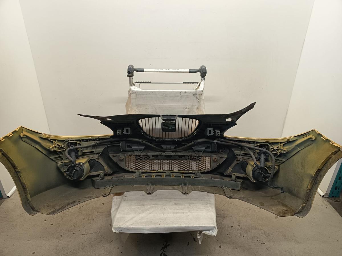 Seat Leon 1P Bj 2006 original Stoßfänger vorn mit SRA LS1A Gelb