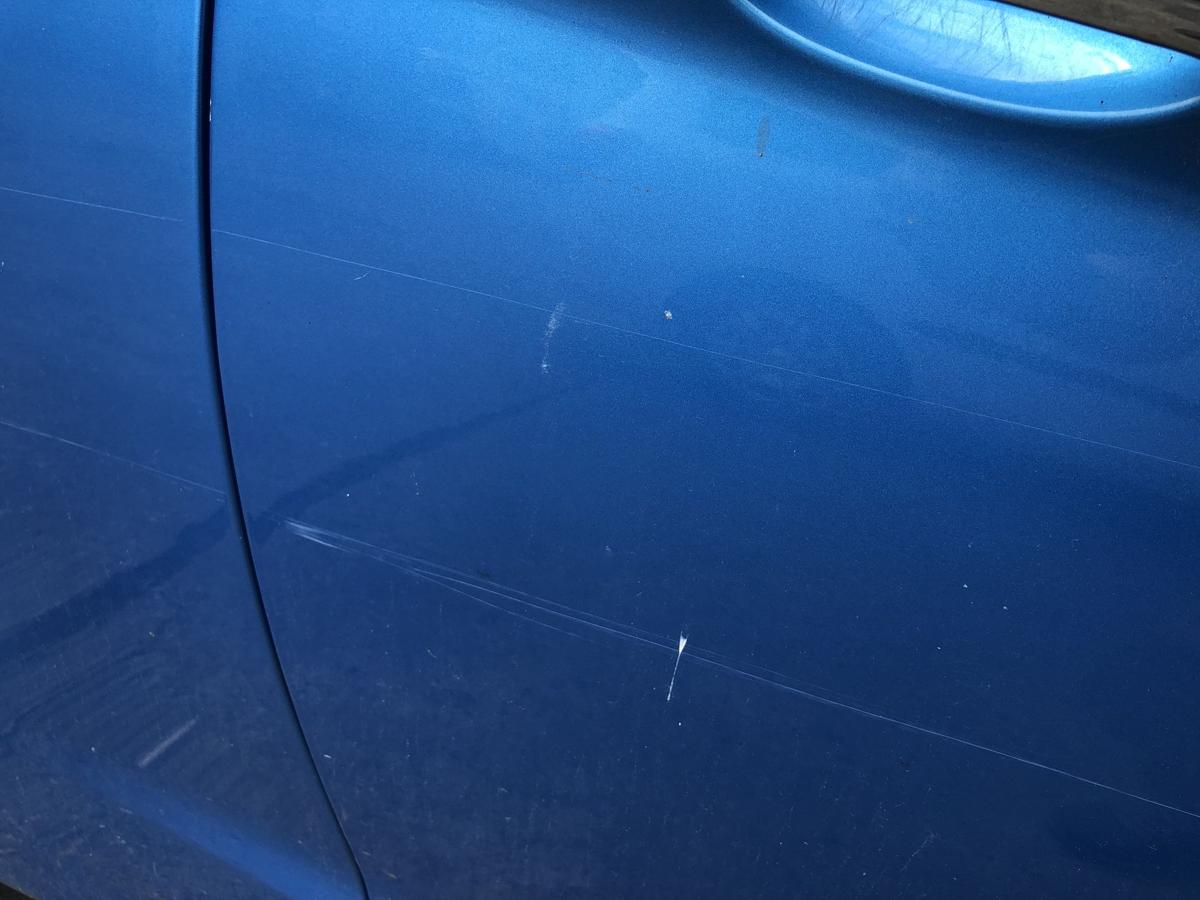 Ford KA RU8 Tür vorn rechts Beifahrertür im Rohbau Dive Blau Autotür