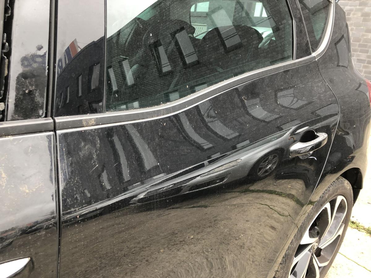 Renault Scenic IV 4 J9 RFA Tür hinten links Fondtür im Rohbau TEGNE schwarz