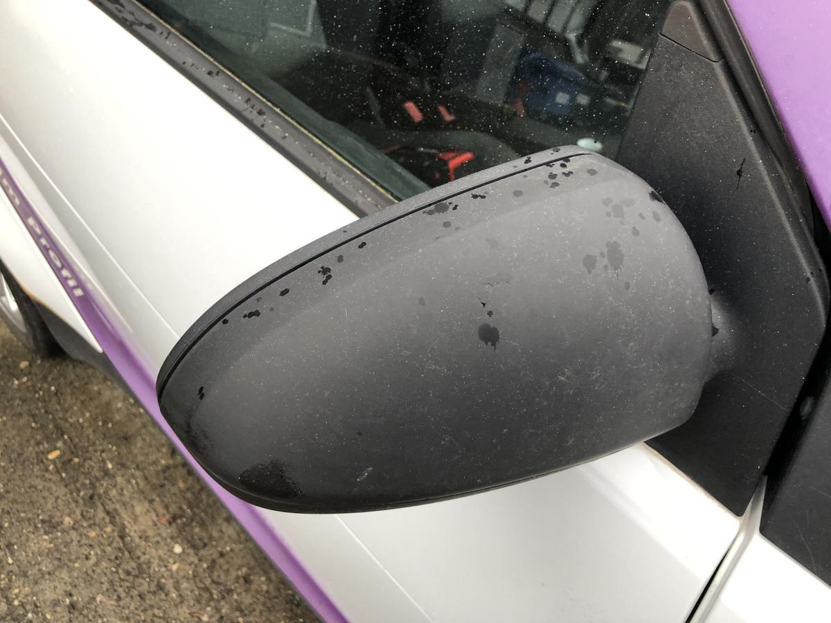 Smart 451 Mopf Außenspiegel rechts Rückspiegel manuelle Verstellung unlackiert