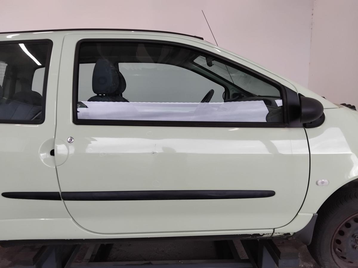 Renault Twingo 1 T&uuml;r rechts Beifahrert&uuml;r F97 Pastellgelb BJ2005 Modell ab 9/00
