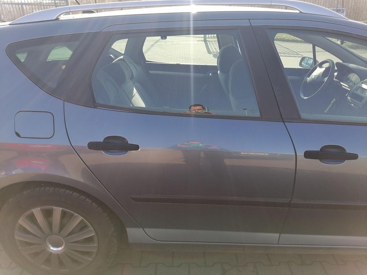 Peugeot 407SW original T&uuml;r hinten rechts EZW Eisengrau Kombi Rohbau Bj.2005