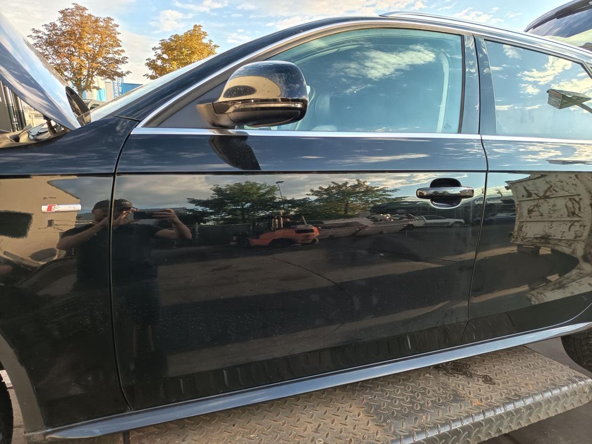 Audi A4 B8 8K original T&uuml;r vorn links Fahrer Y9B Brillantschwarz Bj 2009