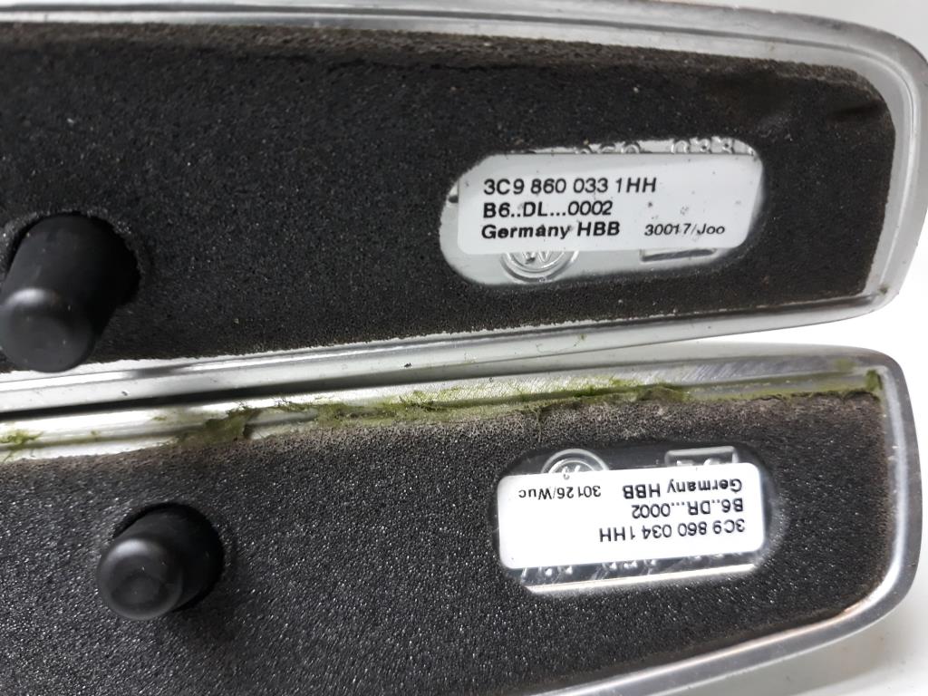 VW Passat 3C Satz Dachreling 3C9860033 3C9860034 chrom original Kombi BJ2009