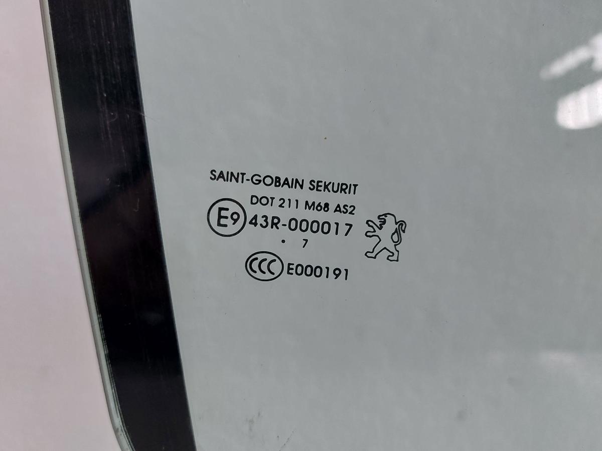 Peugeot 207CC T&uuml;rscheibe vorn rechts Seitenscheibe Cabrio Beifahrert&uuml;r Scheibe