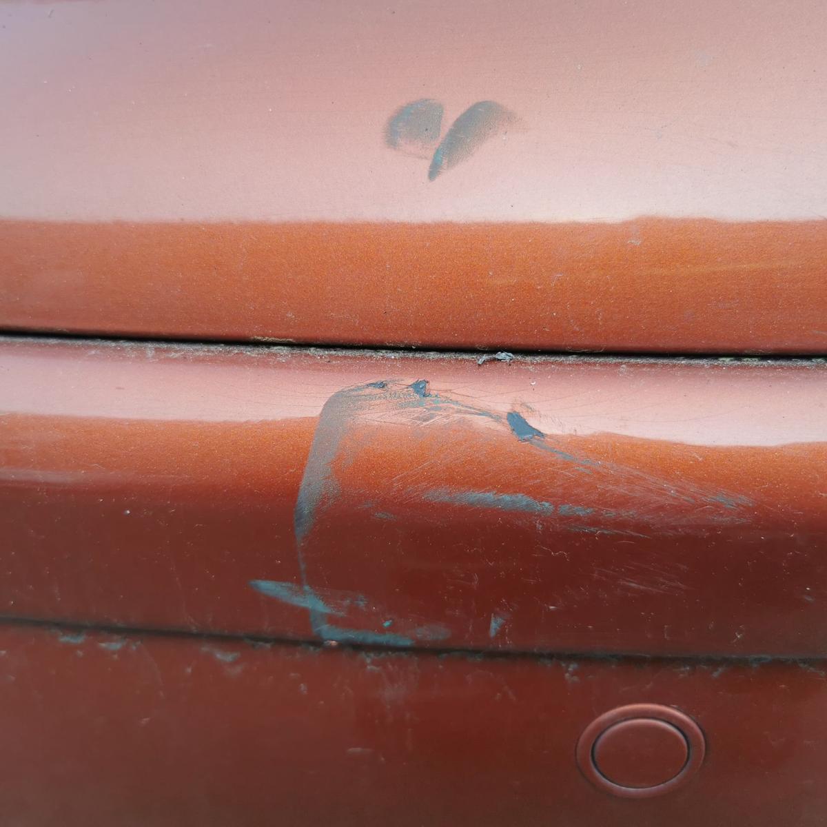 VW Polo 9N3 Stossstange Stossfänger Bumper hinten PDC LA2W Copper Orange BILDER