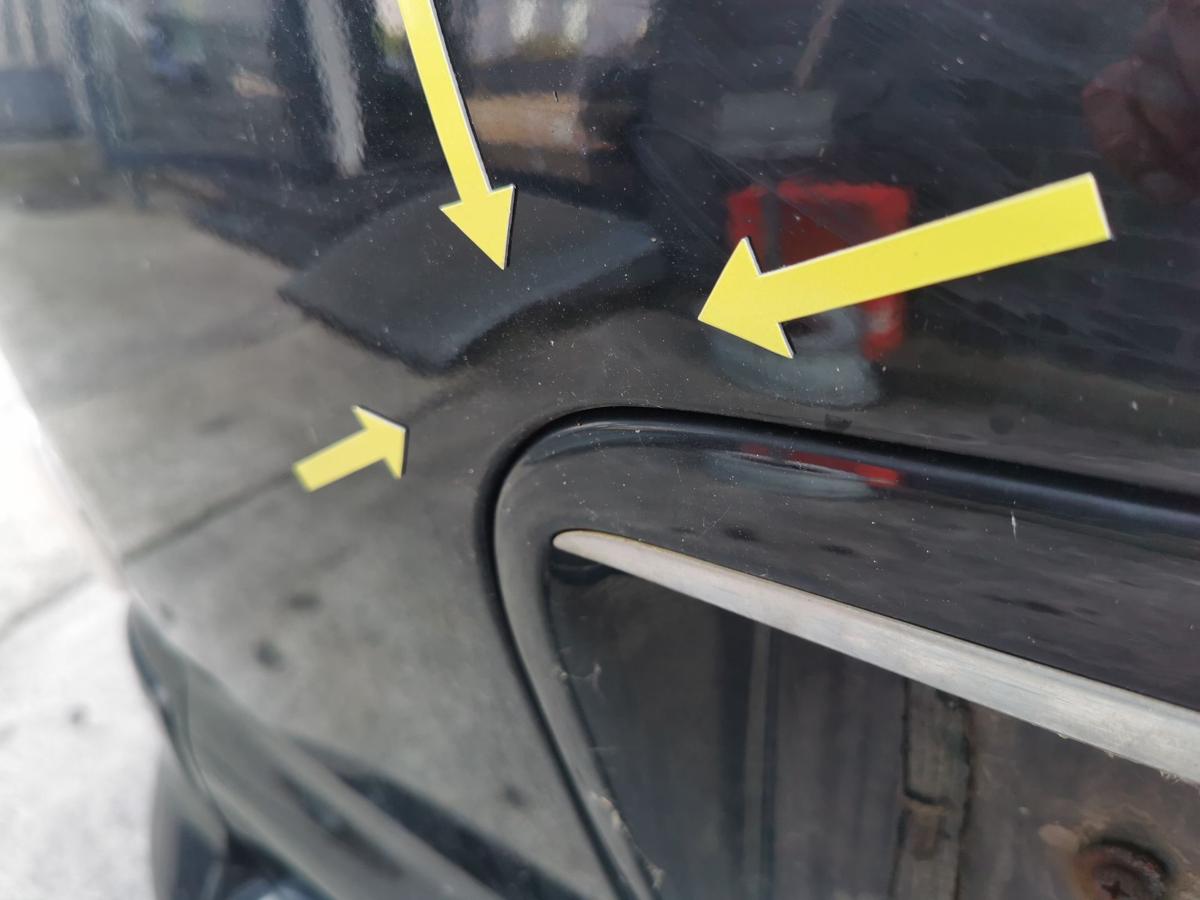 Hyundai Trajet FO Heckklappe Klappe Deckel hinten Kofferklappe Ebony Black ROH