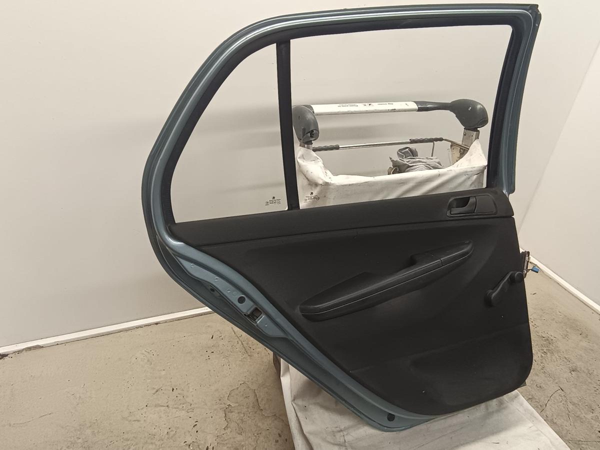 Skoda Fabia 6Y Limo ab 2004 original T&uuml;r hinten links LF7U-Stone Grey Metallic