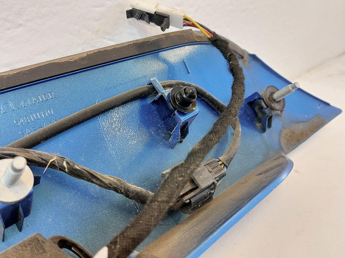 Nissan Qashqai J11 Blende Verkleidung Heckklappe Kennzeichenleuchten RCA blau