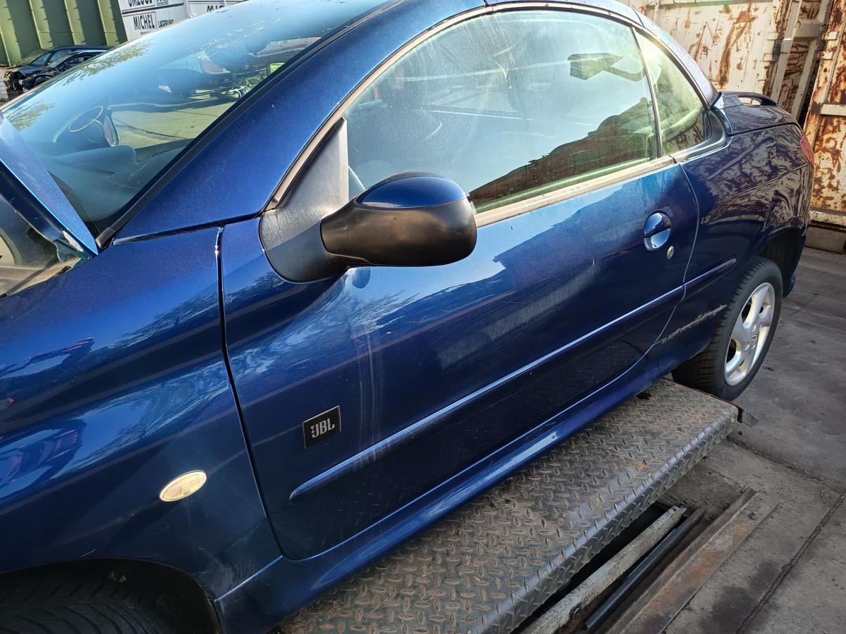 Peugeot 206CC original T&uuml;r links Fahrer KPL Montebello Bj2006