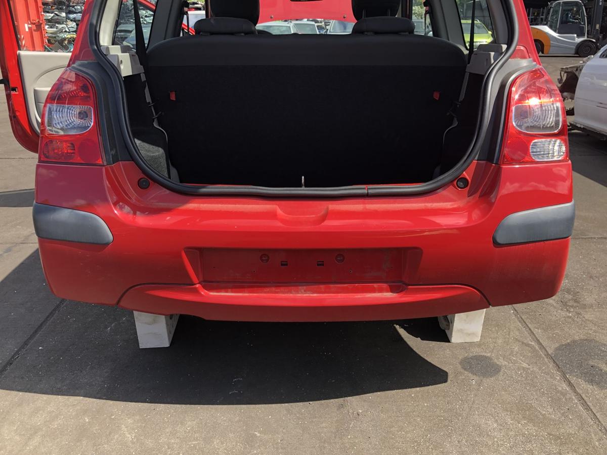 Renault Twingo II original Stoßstange Fänger hinten/Heck 727 Spanischrot Bj 2009