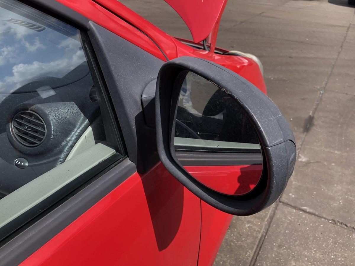 Renault Twingo II original Aussenspiegel rechts manuell schwarz Bj 2009