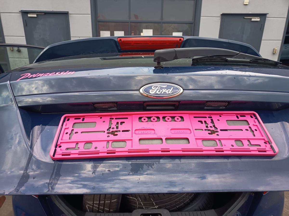 Ford Fiesta Mk7 original Heckklappe mit Scheibe Deckel hinten Blazer blau Bj2013